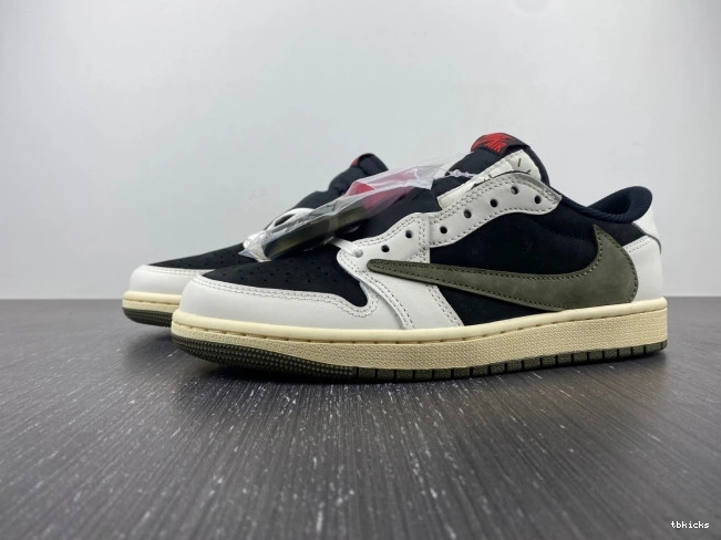 Rep TB Scott x 1 Travis Air Jordan Low OG DZ4137-106 WMNS Olive 0721